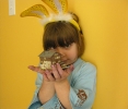Granddaughter Holding Kibri 6811 Farmhouse
