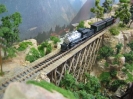 Wooden railway bridge