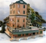 Angled Loading Dock-Crash Bashed Cardstock Building