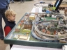 Thomas & Gayle, 3 tables full of trains!