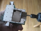 Micro LED lighting project, cutting out the base