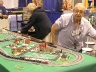 Art Buildman with his Micro-trains Layout