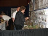 Vendor booths and products.