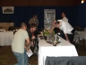 Vendor booths and products.
