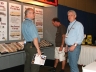 Vendor booths and products.