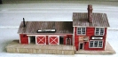 Paper Bldg on wood- by Ken Clark