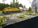 UP Dash 9 container train